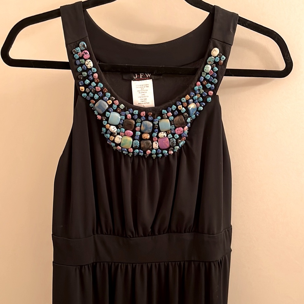 Black jeweled dress